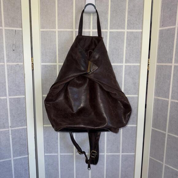 Other - Vintage Beardesign Leather Gorpcore Outdoor Hiking Multifunctional Backpack Bag